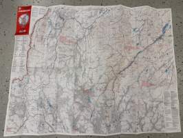 Lemmenjoki ulkoilukartta 1:50 000, (1982)  -kartta