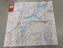 Inari-Menesjärvi ulkoilukartta 1:50 000, (1982)  -kartta