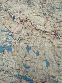 Rukatunturi-Olanka ulkoilukartta / friluftskarta 1:50 000