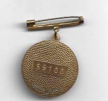 Milanon messujen kävijämerkki (Foire de Milan) - lukkoneulamerkki rintamerkki   emali