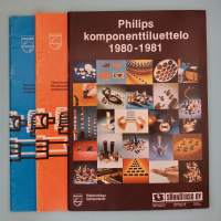 Philipsin komponenttiluettelot 1980–1981 + vuodet 1973-1974 ja 1973-1974. ( Elektroniikkaharrastus, nostalgia, luettelot, elektroniikkahistoria)