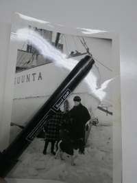 Suunta-laiva, keula, koira -valokuva