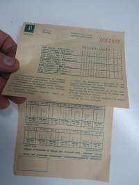 Veikkauskuponki - Vakioveikkaus - Stryktips 2-3.8.1958, nr 0087567