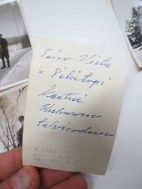 26. Aut. K. (autokomppania) Talvisodassa -valokuvasarja 20 kuvaa