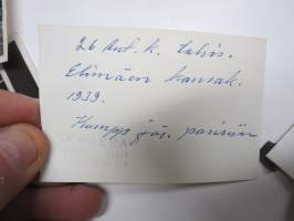 26. Aut. K. (autokomppania) Talvisodassa -valokuvasarja 20 kuvaa