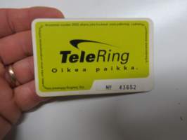 Telering onnennumerokortti v. 2002 nr 43652