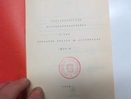 Kenttätykistön taisteluohjesääntö I osa (KtO I) - Tykistön käyttö  johtaminen 1949