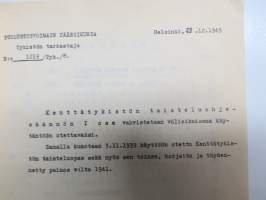 Kenttätykistön taisteluohjesääntö I osa (KtO I) - Tykistön käyttö  johtaminen 1949