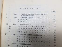 Kenttätykistön taisteluohjesääntö I osa (KtO I) - Tykistön käyttö  johtaminen 1949