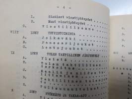 Kenttätykistön taisteluohjesääntö I osa (KtO I) - Tykistön käyttö  johtaminen 1949