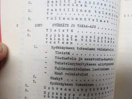 Kenttätykistön taisteluohjesääntö I osa (KtO I) - Tykistön käyttö  johtaminen 1949