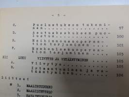 Kenttätykistön taisteluohjesääntö I osa (KtO I) - Tykistön käyttö  johtaminen 1949