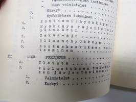 Kenttätykistön taisteluohjesääntö I osa (KtO I) - Tykistön käyttö  johtaminen 1949