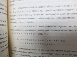 Kenttätykistön taisteluohjesääntö I osa (KtO I) - Tykistön käyttö  johtaminen 1949