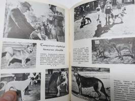 SKL - Suomen Kennel-Liiton julkaisu (jäsenlehti) vv. 1952-1958 -sidotut vuosikerrta neljänä sidoksena