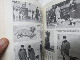 SKL - Suomen Kennel-Liiton julkaisu (jäsenlehti) vv. 1952-1958 -sidotut vuosikerrta neljänä sidoksena