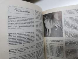 SKL - Suomen Kennel-Liiton julkaisu (jäsenlehti) vv. 1952-1958 -sidotut vuosikerrta neljänä sidoksena