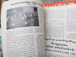 Puutarha-lehtiä erä noin 35 kappaletta vv. 1946-1952