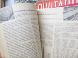 Puutarha-lehtiä erä noin 35 kappaletta vv. 1946-1952