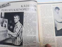 Hymy 1966 nr 12, Kansikuva Katri-Helena, Juhani Kostet - kädetön piirustuksenopettaja, "Pytty" / pakkolaitosvanki - elinkautistuomio, Antti Virtanen - Tappara...