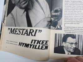 Hymy 1966 nr 10, Kansikuva Theresa Rosenius, Valkeat bokserit lopetettava?, Tuula Ignatius, Olavi Virta kertoo,Supermies Bob Kennedy, Hannu Karpo, "Pytty"...