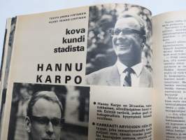 Hymy 1966 nr 10, Kansikuva Theresa Rosenius, Valkeat bokserit lopetettava?, Tuula Ignatius, Olavi Virta kertoo,Supermies Bob Kennedy, Hannu Karpo, "Pytty"...