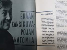 Hymy 1966 nr 9, Kansikuva Satu Östring, Porvoon Hääralli Simo Lampinen &amp; Mirja Särkilahti, Ville-Veikko Salminen, Orvokko Nieminen - bussikuski Laitilasta...
