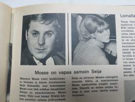 Hymy 1966 nr 9, Kansikuva Satu Östring, Porvoon Hääralli Simo Lampinen &amp; Mirja Särkilahti, Ville-Veikko Salminen, Orvokko Nieminen - bussikuski Laitilasta...
