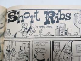 Hymy 1966 nr 9, Kansikuva Satu Östring, Porvoon Hääralli Simo Lampinen &amp; Mirja Särkilahti, Ville-Veikko Salminen, Orvokko Nieminen - bussikuski Laitilasta...