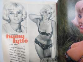 Hymy 1966 nr 9, Kansikuva Satu Östring, Porvoon Hääralli Simo Lampinen &amp; Mirja Särkilahti, Ville-Veikko Salminen, Orvokko Nieminen - bussikuski Laitilasta...