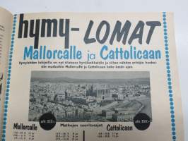 Hymy 1966 nr 8, Kansikuva Aulikki Järvinen, Poliisin sakotusmielivalta, Veikko Ennala - Miksi muukalaisuus on valttia naismaailmassa?, Albert Aalto pakoili 16 vuotta