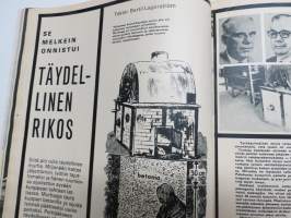 Hymy 1966 nr 8, Kansikuva Aulikki Järvinen, Poliisin sakotusmielivalta, Veikko Ennala - Miksi muukalaisuus on valttia naismaailmassa?, Albert Aalto pakoili 16 vuotta