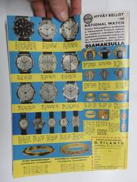 Hymy 1966 nr 8, Kansikuva Aulikki Järvinen, Poliisin sakotusmielivalta, Veikko Ennala - Miksi muukalaisuus on valttia naismaailmassa?, Albert Aalto pakoili 16 vuotta