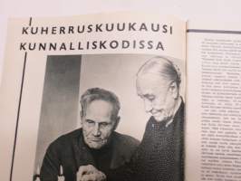 Hymy 1960 nr 1, Kansikuva Miss Skandinavia Eija Häkkinen, Kuherruskuukausi kunnalliskodissa, Taina Elg - Viktor Klimenko, Totuus Kouvolan puhelintyttöverkostosta...