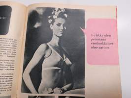 Hymy 1960 nr 1, Kansikuva Miss Skandinavia Eija Häkkinen, Kuherruskuukausi kunnalliskodissa, Taina Elg - Viktor Klimenko, Totuus Kouvolan puhelintyttöverkostosta...