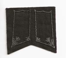 Sähkötekninen ala  Kantahenkilökunta Upseerit - kauluslaatat   leikkaamaton pari arvomerkit