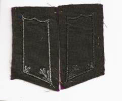 Sähkötekninen ala  kapteeni  - kauluslaatat   pari arvomerkit