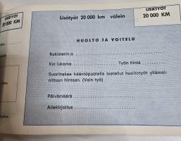 Sumbeam 1250/ 1500 omistajan käsikirja. 1970