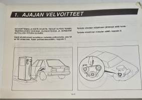 Mazda 323 omistajan käsikirja. 1985