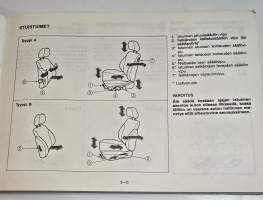 Mazda 323 omistajan käsikirja. 1985