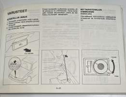 Mazda 323 omistajan käsikirja. 1985