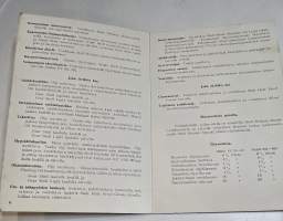 Volvo  PV 53- 57 ja  801- 802 Voiteluohjeita.