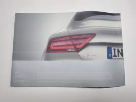 Audi A7, S7 Sportback 2012 -myyntiesite