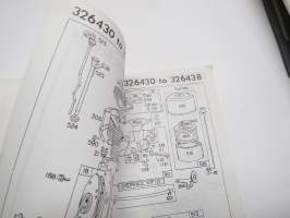 Briggs &amp; Stratton Illustrated Parts List Model Series 326430 to 326438