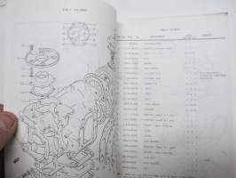 Suzuki DT25 (DT400) outboard parts catalogue 1975, illustrations / perämoottori, varaosaluettelo räjäytyskuvineen