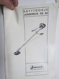 Jonsereds RS 60 raivaussaha -käyttöohje