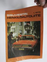 Sisuviestin (Sisuviesti) henkilöautoliite 1975 nr 1