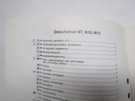 Volvo Lastvagnar Avd. 3 (37) Kopplingsschema N7 ch nr 12317- / N10 ch nr 55980- / N12 ch nr 17374 - Servicehandbok -korjaamokirjasarjan osa - kytkentäkaaviot