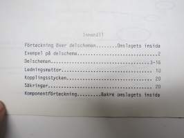 Volvo Lastvagnar Avd. 3 (37) Kopplingsschema N7 ch nr 12317- / N10 ch nr 55980- / N12 ch nr 17374 - Servicehandbok -korjaamokirjasarjan osa - kytkentäkaaviot
