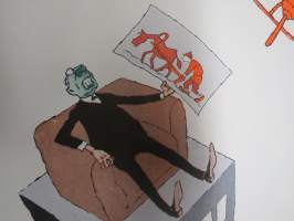 "Sosialismissa ollaan jo avaruudessa" -neuvostoliittolainen propagandajuliste v. 1970